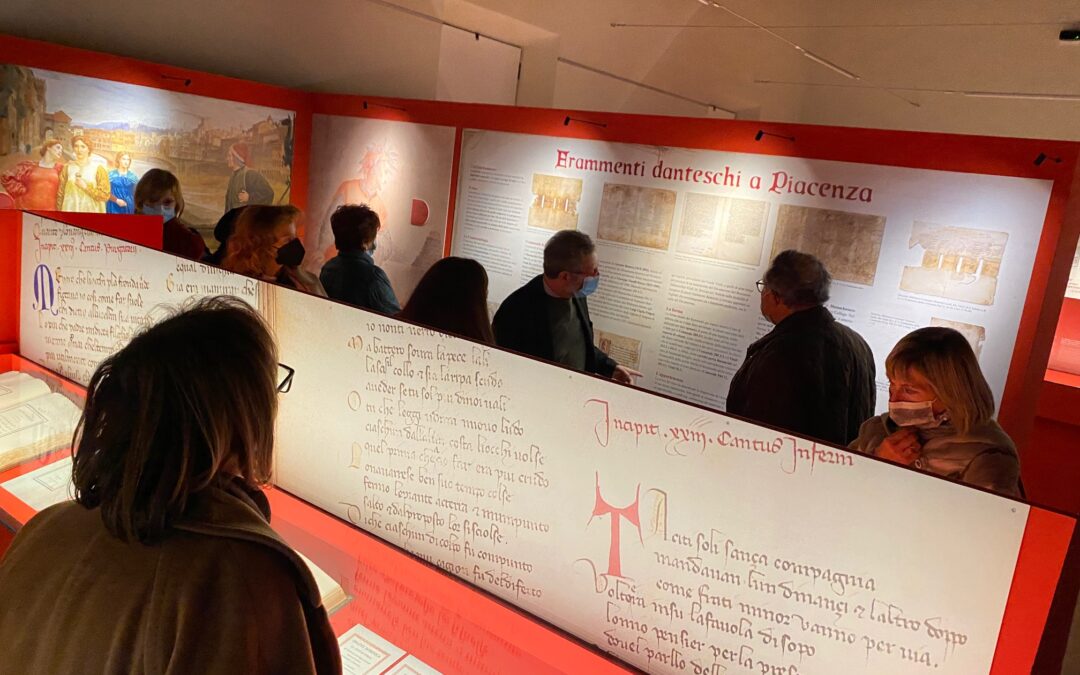 L’associazione Piacenza Musei in visita alla mostra “Tesori Danteschi a Piacenza”